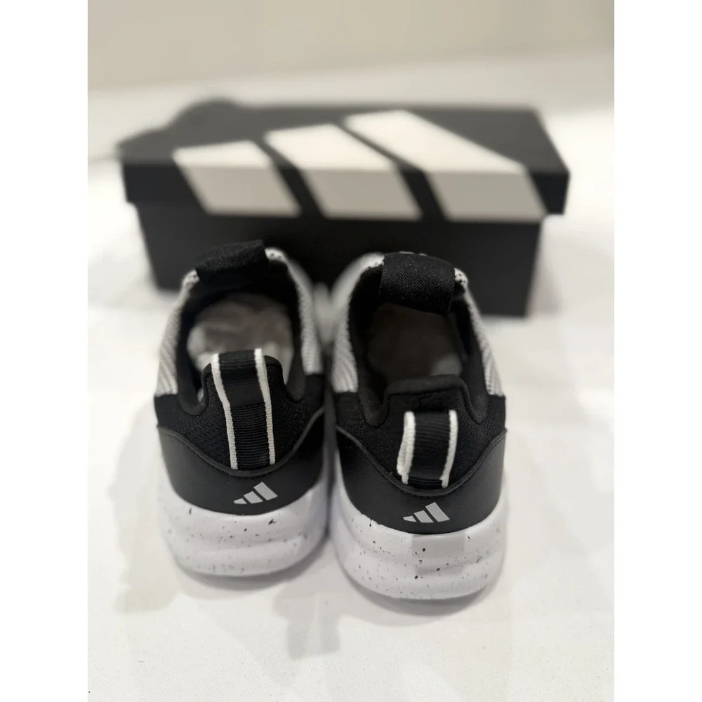 ADIDAS Lite Racer Adapt 7.0 K Kids Slip-On Mesh Sneakers White/Black US 3 unisex